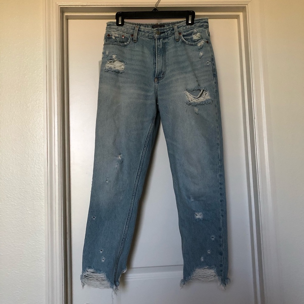 High rise mom jeans